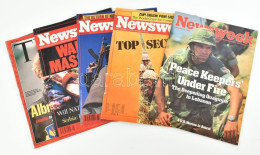 1983-2006 Newsweek + Time Amerikai Magazinok, össz. 5 Db, Háborús Témákkal ("Hamas Takes Power" - A Hamász Hatalomra Jut - Autres & Non Classés