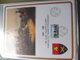 Souvenir Belgique Belgie 2188 ( 1986 ) War Artillerie Militaire  Gestempelt Oblitéré Liege Perfect - Documenti Commemorativi