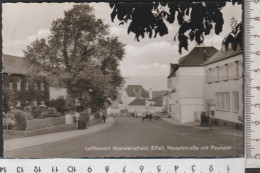 MANDERSCHEID - (Eifel) , Hauptstraße Mit Postamt - Gelaufen 1961  ( AK 4690 ) - Manderscheid