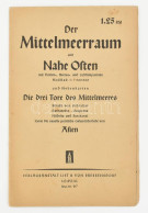 Cca 1940 Földközi Tenger Térképe Bressendorf. 90x70 Cm - Other & Unclassified