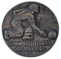 1949. "Budapesti Tekéző Alszövetség" Egyoldalas öntött Bronz Emlékérm, Hátoldalán "1949. 8-as Csapat I." Gravírozással.  - Zonder Classificatie