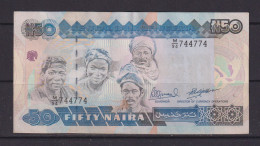 NIGERIA - 1991-2000 50 Naira AUNC/XF Banknote - Nigeria