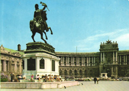 VIENNA, IMPERIAL PALACE, ARCHITECTURE, STATUE, CARS, AUSTRIA, POSTCARD - Wien Mitte