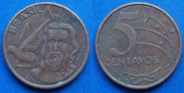 BRAZIL - 5 Centavos 2003 "Tiradentes" KM# 648 Monetary Reform (1994) - Edelweiss Coins - Brasile