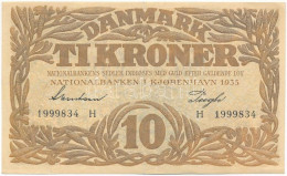 Dánia 1943. 10K "H" Sorozatjel "Svendsen - Pugh" T:F Szép Papír Denmark 1943. 10 Kroner "H" Prefix, "Svendsen - Pugh" C: - Ohne Zuordnung