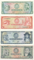 Peru 1968-1975. 5S-100S (4xklf) T:UNC-F Peru 1968-1975. 5 Soles De Oro - 100 Soles De Oro (4xdiff) C:UNC-F - Ohne Zuordnung