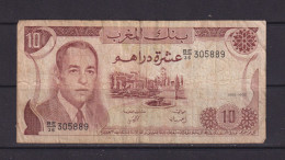 MORROCO - 1985 10 Dirhams Circulated Banknote - Marocco