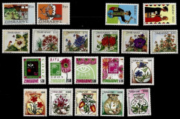 (012,46-49) Zimbabwe  Small / Petit Lot / Kleines Los / 5 Issues Ex 2003-08  ** / Mnh  Michel Ex 740//773 - Zimbabwe (1980-...)