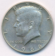 Amerikai Egyesült Államok 1966. 1/2$ Ag "Kennedy" T:XF USA 1966. 1/2 Dollar Ag "Kennedy" C:XF Krause KM#202a - Sin Clasificación