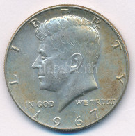 Amerikai Egyesült Államok 1967. 1/2$ Ag "Kennedy" T:XF Patina USA 1967. 1/2 Dollar Ag "Kennedy" C:XF Patina Krause KM#20 - Non Classificati