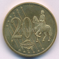 Andorra 2003. 20c Próbaveret T:AU  Andorra 2003. 20 Cents Trial Strike Coin C:AU - Ohne Zuordnung