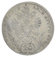 Ausztria 1789F 20kr Ag "II. József" (6,52g) T:VF Karc Austria 1789F 20 Kreuzer Ag "Joseph II" (6,52g) C:VF Scratched - Sin Clasificación