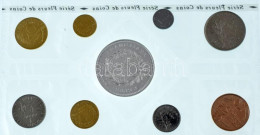 Franciaország 1974. 1c-50Fr (9xklf) Forgalmi Sor Eredeti Tokban, Közte Ag érme T:UNC France 1974. 1 Centime - 50 Francs  - Unclassified