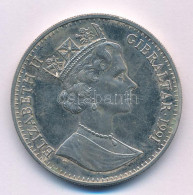 Gibraltár 1991. 1C Cu-Ni "XXV. Nyári Olimpiai Játékok Barcelona - Hosszútávfutás / II. Erzsébet" T:XF Patina Gibraltar 1 - Unclassified