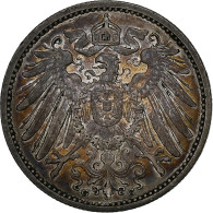 Monnaie, GERMANY - EMPIRE, Wilhelm II, Mark, 1909, Karlsruhe, TTB+, Argent - 1 Mark