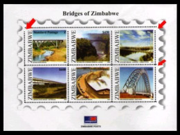 (050) Zimbabwe  2008 / Transport / Bridges Sheet / Bf / Bloc Ponts / Brücken  ** / Mnh  Michel BL 18 - Zimbabwe (1980-...)