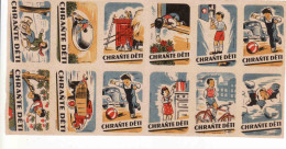 Czechoslovakia - Czechia 12 Matchbox Labels, Child Care - Boites D'allumettes - Etiquettes