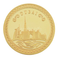 Egyesült Arab Emírségek DN "Dubaj" Aranyozott Emlékérem (40mm) T:PP United Arab Emirates ND "Dubai" Gilt Medallion (40mm - Sin Clasificación