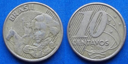 BRAZIL - 10 Centavos 2006 "Pedro I" KM# 649.2 Monetary Reform (1994) - Edelweiss Coins - Brasilien