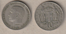 00018) Griechenland, 10 Drachmen 1968 - Grèce