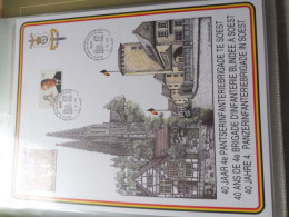 Souvenir Belgique Belgie 2415 ( 1991 ) War Brigade Infantrie Militaire  Gestempelt Oblitéré Soest Perfect - Documentos Conmemorativos