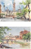 Lot De 10 CPSM De Rome Suivant Aquarelles - Verzamelingen