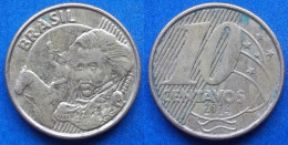 BRAZIL - 10 Centavos 2014 "Pedro I" KM# 649.2 Monetary Reform (1994) - Edelweiss Coins - Brazil