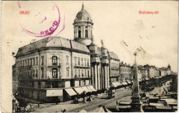 T2/T3 1914 Arad, Andrássy Tér, Autóbusz, Deutsch Tetsvérek Központi Divatáruháza, Piac / Square, Autobus, Fashion Store, - Ohne Zuordnung