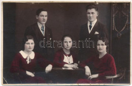 * T3/T4 1937 Arad, Család / Family Photo. Gurticean Fotograf (fl) - Ohne Zuordnung