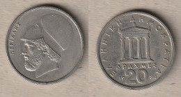 00021) Griechenland, 20 Drachmen 1984 - Grèce
