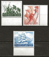 NORVEGE: **, N° YT 794 à 796, Série, TB - Unused Stamps