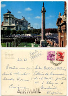 Italy 1963 Postcard Roma / Rome - Altare Della Patria; Airmail Postmark - Altare Della Patria