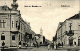 * T2 1906 Beszterce, Bistritz, Bistrita; Kórház Utca, Brecher M. üzlete / Spitalgasse / Street, Shop - Non Classificati