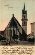 T2 ~1900 Beszterce, Bistritz, Bistrita; Evangélikus Templom. C. Csallner Kiadása / Lutheran Church - Sin Clasificación