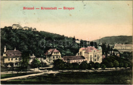 T2/T3 1906 Brassó, Kronstadt, Brasov; Postwiese / Postarét, Villa / Livadia Postei / Villa (fl) - Zonder Classificatie