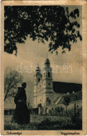 ** T3 Csíksomlyó, Sumuleu Ciuc; Kegytemplom Szerzetessel. Székelyföldi Tanítók Szövetkezete Kiadása / Pilgrimage Church  - Ohne Zuordnung