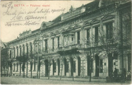 T2/T3 1916 Detta, Ghedu, Deta; Fő Utca, Heldenwanger és Uhrmann üzlete, Ballon József Kiadása / Main Street, Shops (EK) - Non Classés