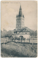 T3 1910 Keresztényfalva, Neustadt, Cristian; Evangélikus Erődtemplom. Kiadja H. Zeidner No. 146. / Lutheran Fortified Ch - Non Classés