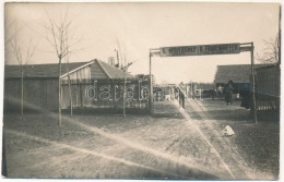 * T2 Kiskomlós, Comlosu Mic (Banat); K. Frauenhoffer Holzhandlung / Fatelep / Sawmill, Timber Yard. Photo - Unclassified