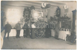 T3 1915 Kolozsvár, Cluj; Katonák Karácsonykor / WWI Austro-Hungarian K.u.K. Military, Soldiers At Christmas Time. Photo  - Ohne Zuordnung