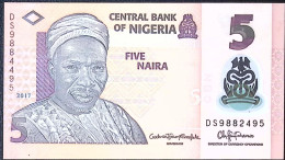 NIGERIA * POLYMER * 5 Naira * 2017 * Etat/Grade NEUF/UNC * - Nigeria