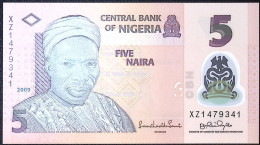 NIGERIA * POLYMER * 5 Naira * 2009 * Etat/Grade NEUF/UNC * - Nigeria