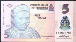 NIGERIA * POLYMER * 5 Naira * 2009 * Etat/Grade NEUF/UNC * - Nigeria