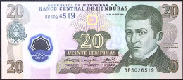 HONDURAS * POLYMER * 20 Lempiras * Date 31/07/2008 * Etrat/Grade NEUF/UNC * - Honduras