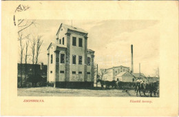 * T2/T3 Zsombolya, Jimbolia; Tűzoltó Torony, Malom. W.L. Bp. 6648. Bundy Ferenc Kiadása 1910-13. / Firefighters Tower, M - Ohne Zuordnung