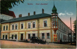 ** T2/T3 Bártfa, Bardejov, Bardiov; Hotel Republika / Szálloda és Autó (fa) - Non Classificati