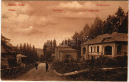 T2 1911 Bártfa, Bártfafürdő, Bardejovské Kúpele, Bardejov; Felső Erdősor, Mignon, Milleneum, Dr. Batek Villa. Divald 27- - Zonder Classificatie