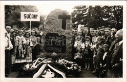 * T3 1939 Besztercebánya, Banská Bystrica; Martin Rázus (Mrazák) Evangélikus Pásztor Temetése, Koszorúk, Szucsányiak / F - Ohne Zuordnung