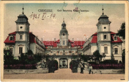 * T2/T3 1920 Cseklész, Ceklís, Bernolákovo; Gróf Esterházy Károly Kastély / Castle (fl) - Non Classificati