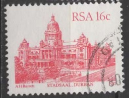 AFRIQUE DU SUD N° 622 Y&T O 1987 Stadsaal Durban - Oblitérés